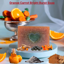 Orange Carrot Bright Burst soap_Vk varieties_ Anti-Aging Soap