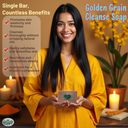 Golden Grain Cleanse Soap_VK Varieties_ Purifying and Brightening Soap