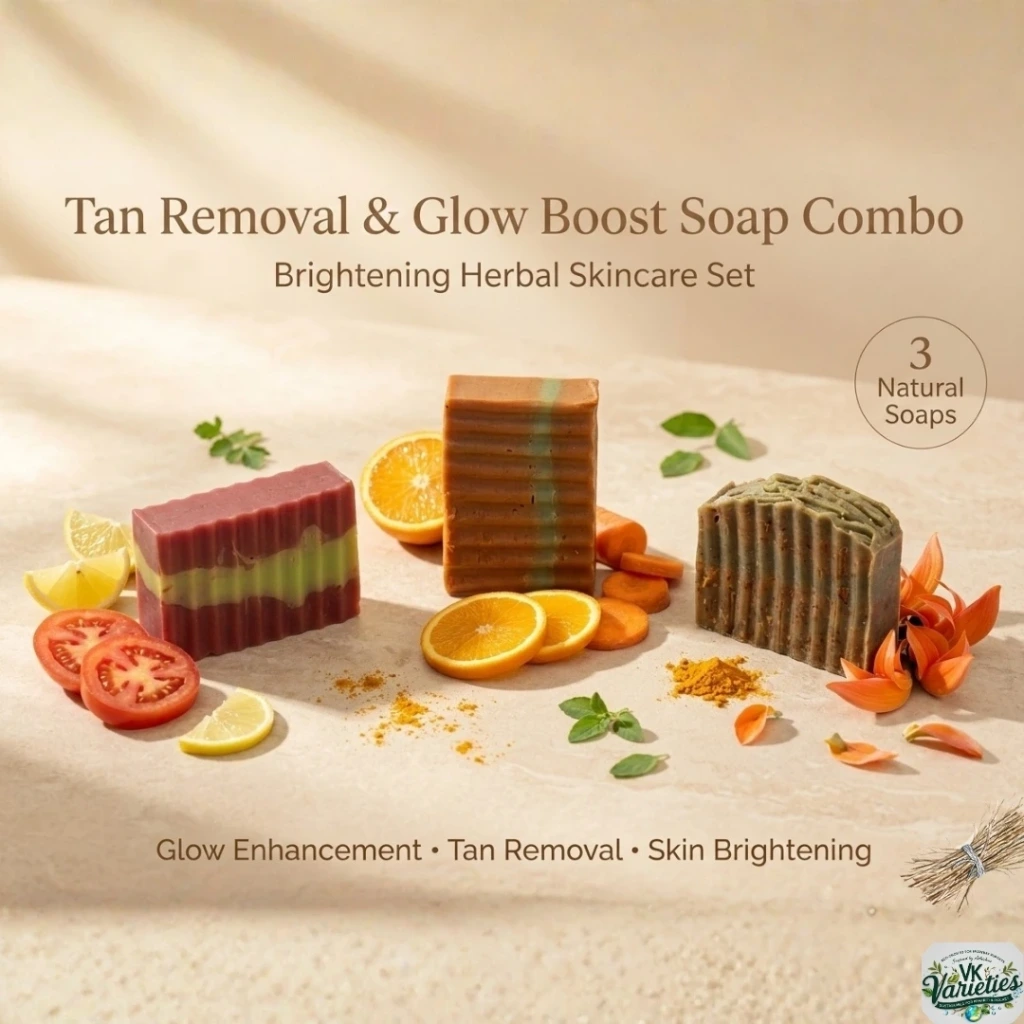 Tan Removal Soap Combo Brightening Herbal Soap Set.webp
